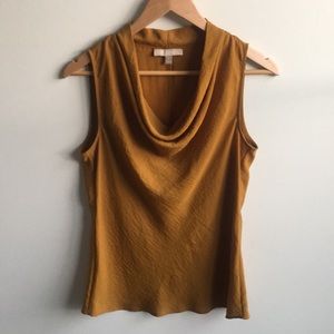 Mustard yellow BR blouse